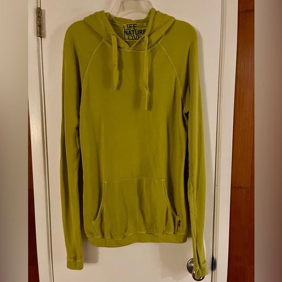 Free City SUPERFLUFF LUX Pullover Hoodie Glowlight Yellow - Picture 2 of 7